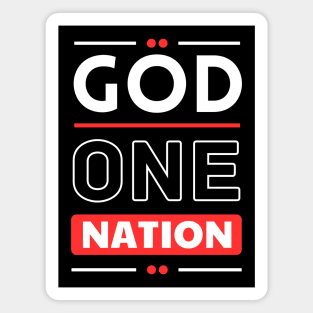 One Nation Under God | Christian Magnet